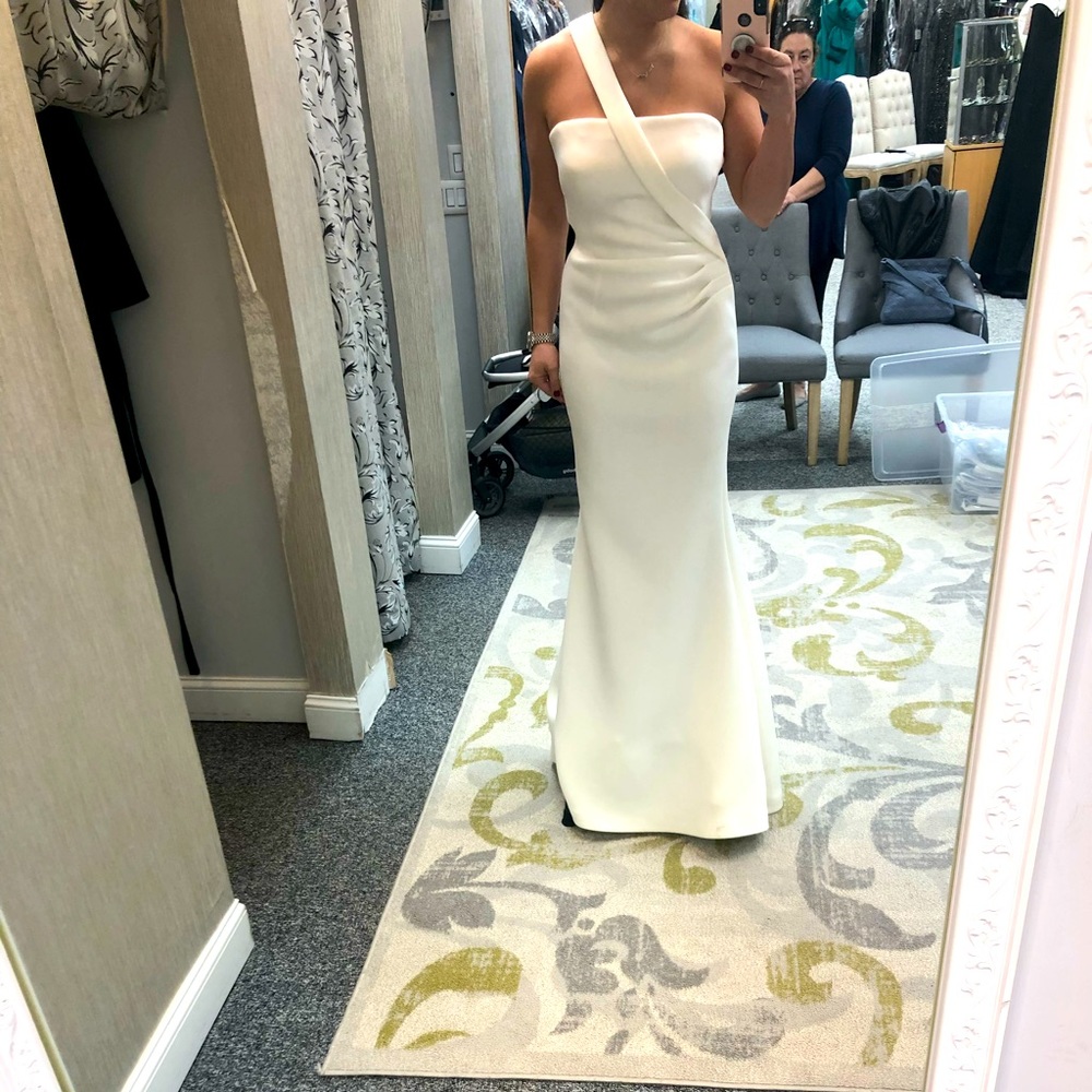 Jovani White Gown